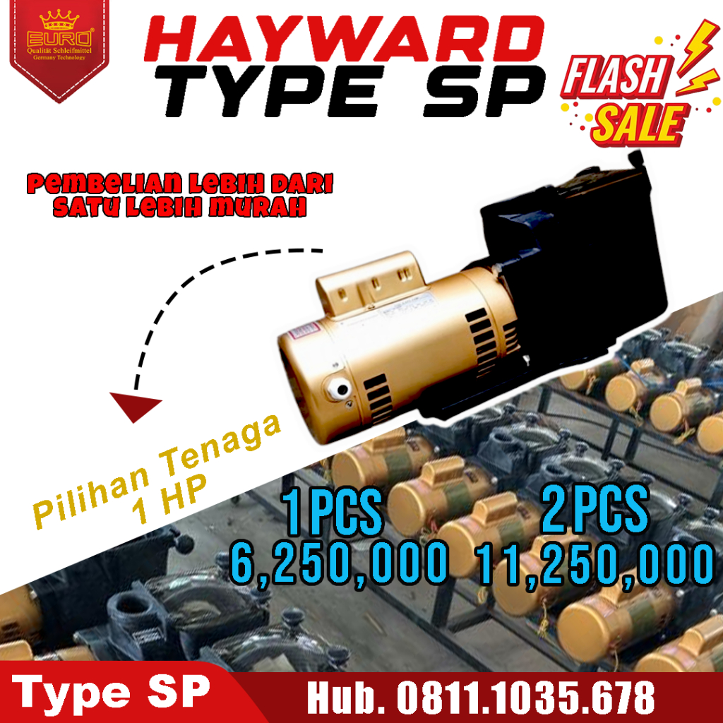 Pompa Kolam 1 HP  TIPE spt Hayward SP Super Pump - Pompa Untuk Sirkulasi Kolam Renang