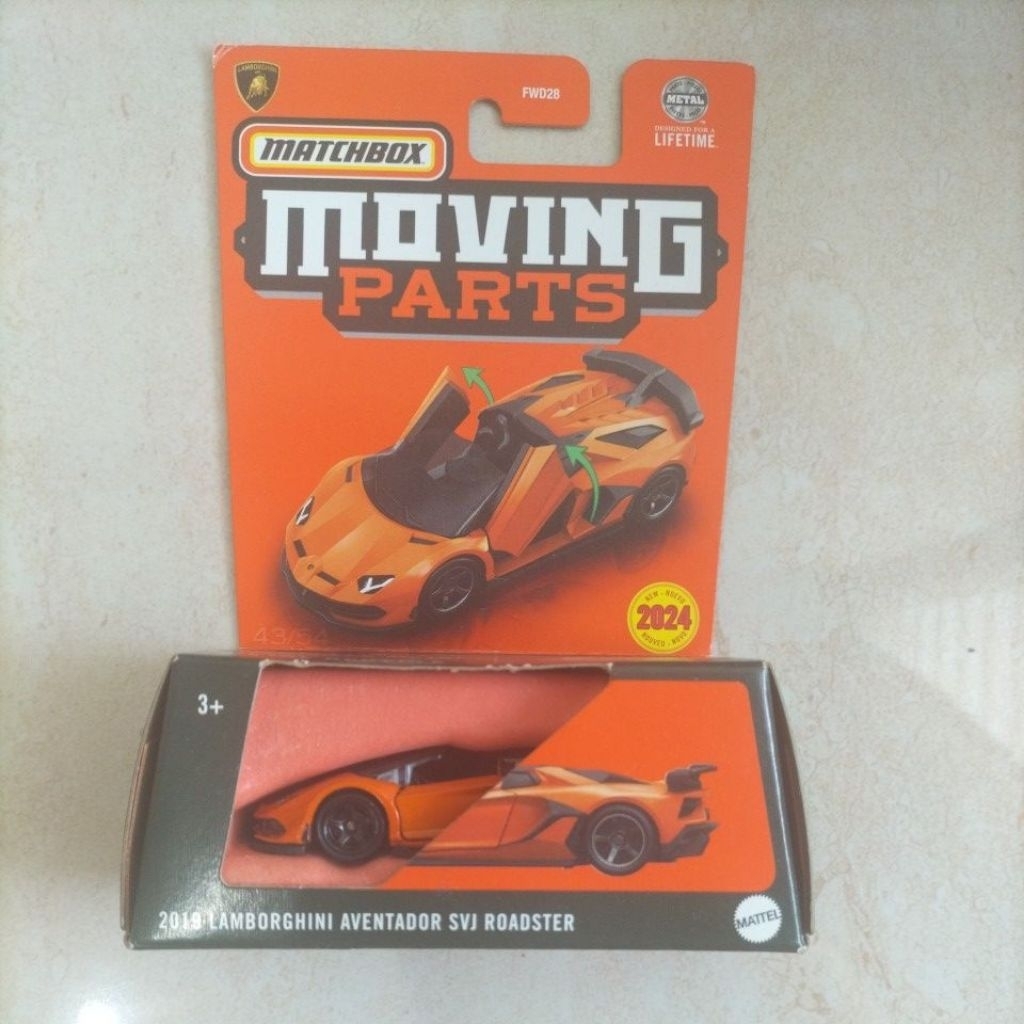 Matchbox Moving Parts Lamborghini Aventador 2019 SVJ Roadster