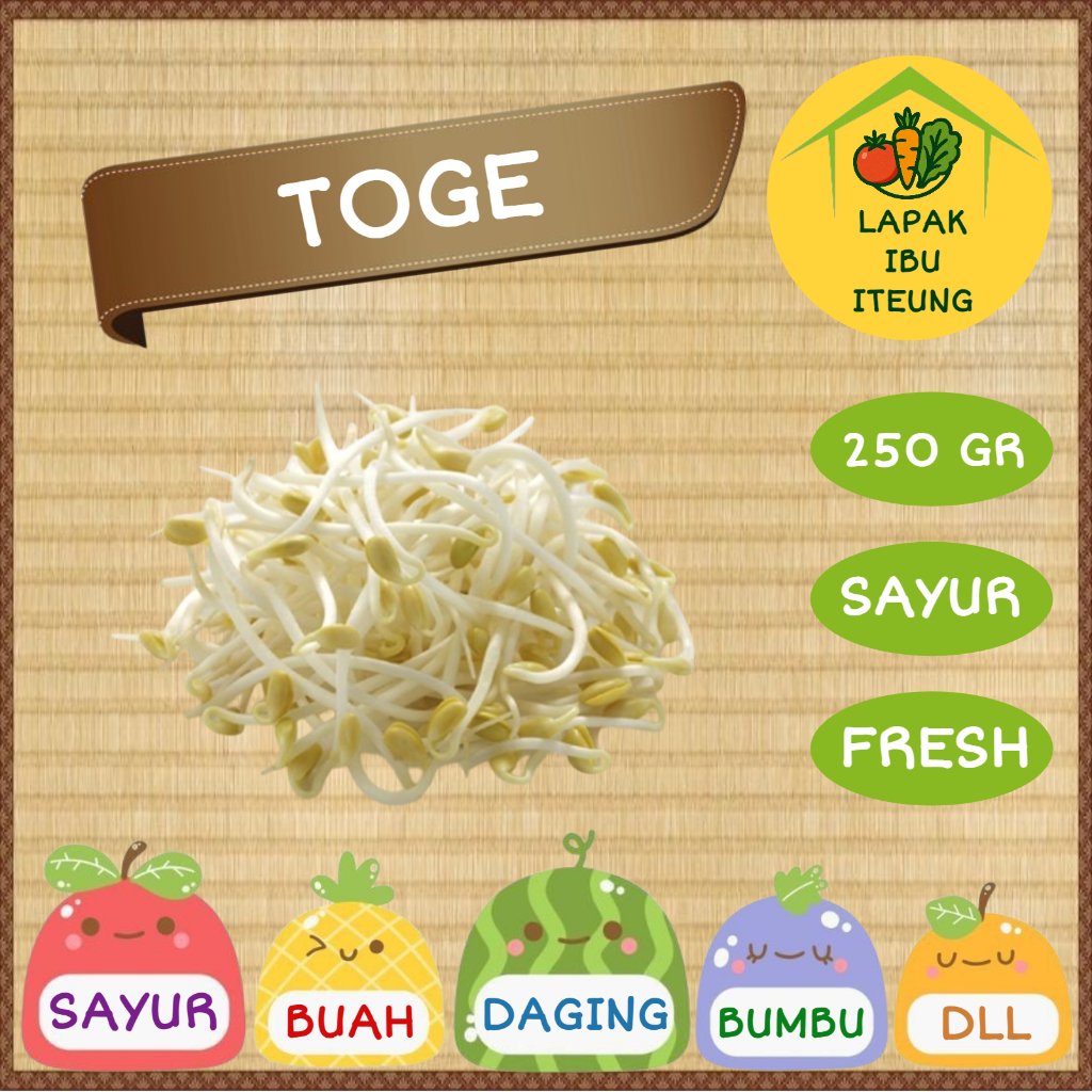 

TOGE TAUGE INSTAN BANDUNG 1/4KG 250GR SEGAR FRESH