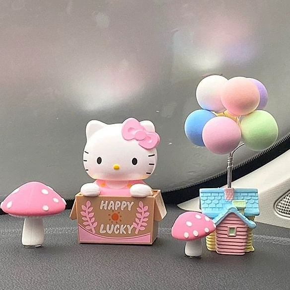 Pajangan Solar Hello Kitty Kimono Bobble Head Solar Goyang Hiasan Dashboard Mobil Hello Kitty Mug