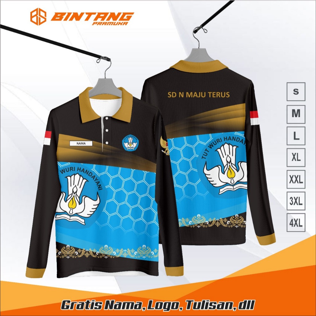 Jersey TUT WURI HANDAYANI kaos TUT WURI HANDAYANI jersey TUT WURI HANDAYANI Gratis Nama Logo Gudep W