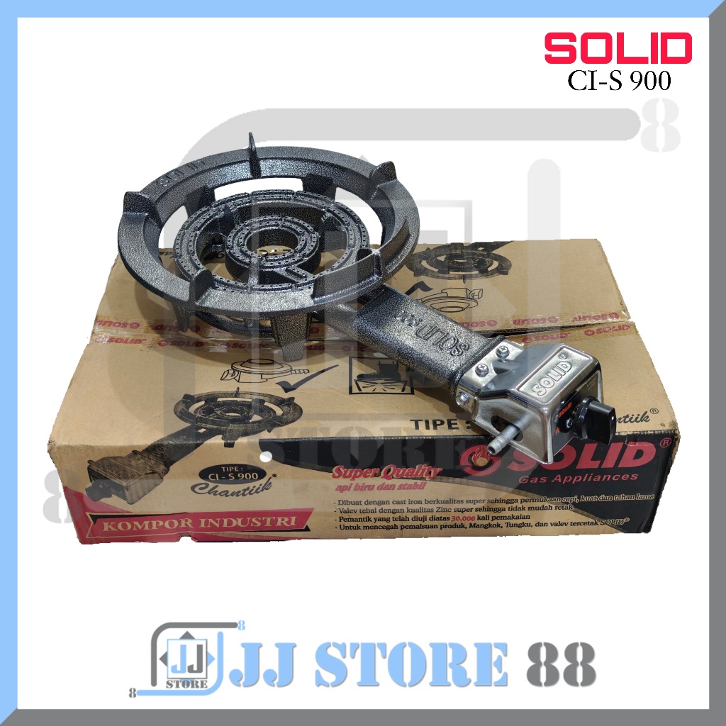 KOMPOR GAS SOLID CI-S900 INDUSTRI / KOMPOR GAS 1 TUNGKU / TUNGKU BESAR / SOLID