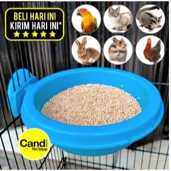 TEMPAT MAKAN GANTUNG - Tempat Makan Minum Kucing Kelinci Anjing Tempat Makan Gantung