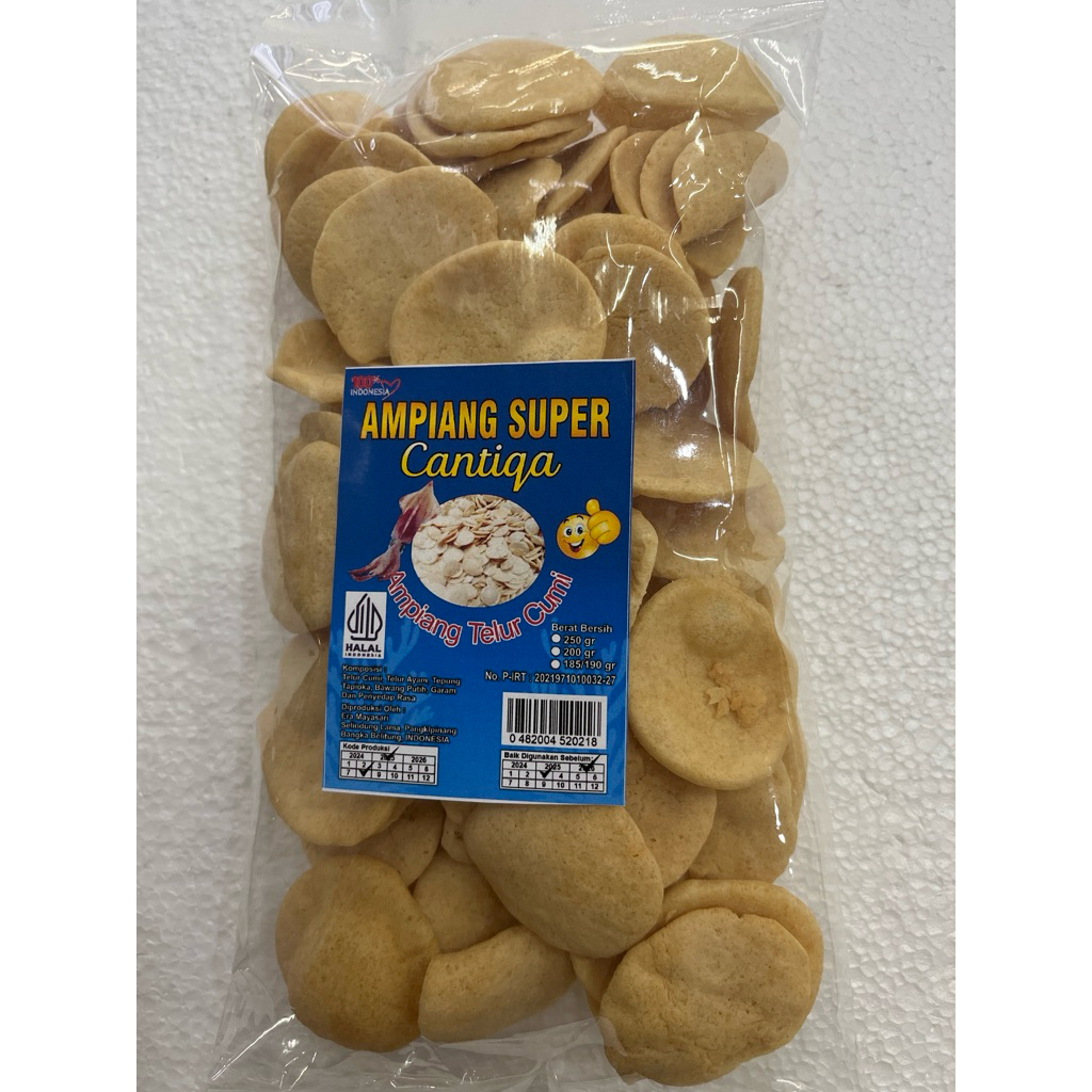 

ampiang telur cumi merk Cantiqa