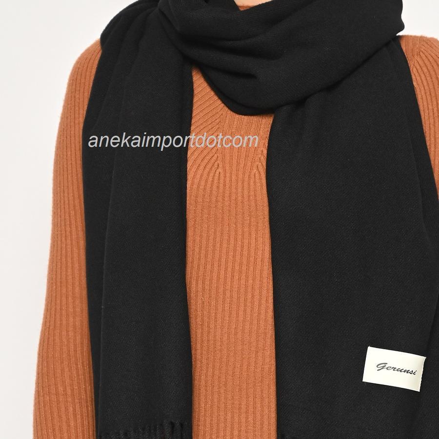 Syal Musim Dingin, Shawl Hat Unisex, Scarf Winter Pria Polos, Syal Musim Dingin Wanita