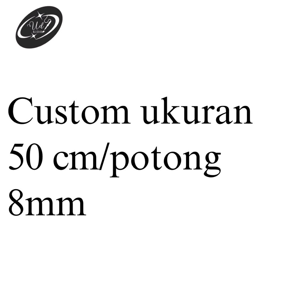 custom ukuran 50cm/potong besi 8 mm