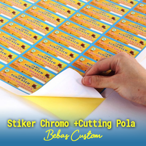 

Custom Cetak Stiker Label / Cetak STIKER CUSTOM A3+ /Stiker Label Kemasan/Stiker Toples/Cup/Kemasan / Sticker Custom