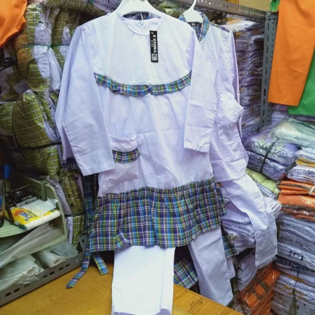 seragam muslim tk paud set peci hijab,seragam anak tk paud,seragam anak anak
