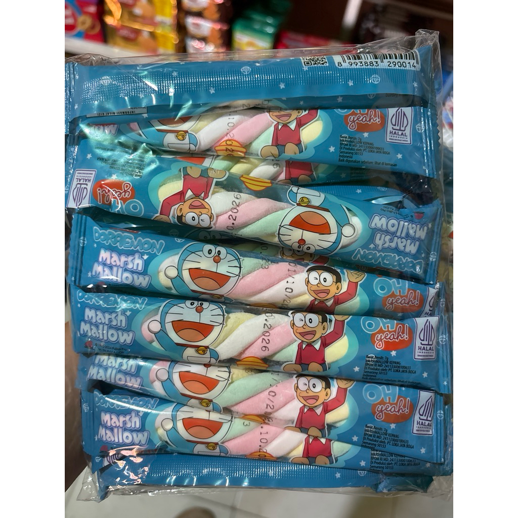 

marsmallow doraemon 1pack isi 20pcs