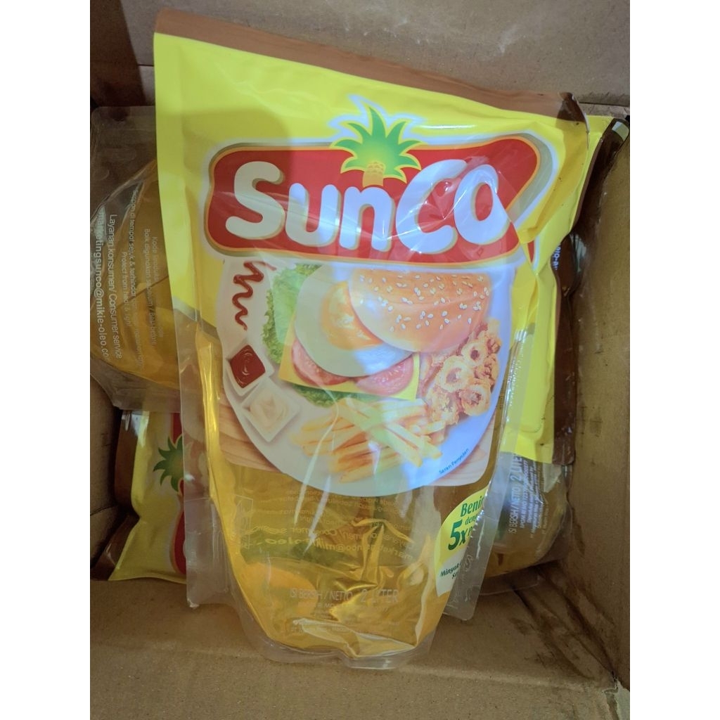 

MINYAK SUNCO 2 LITER ATAU 1 DUS/KARTON | MINYAK GORENG SUNCO | MINYAK SUNCO PROMO