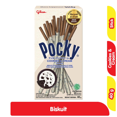 

Pocky Biskuit Stik Cookies & Cream 40 g