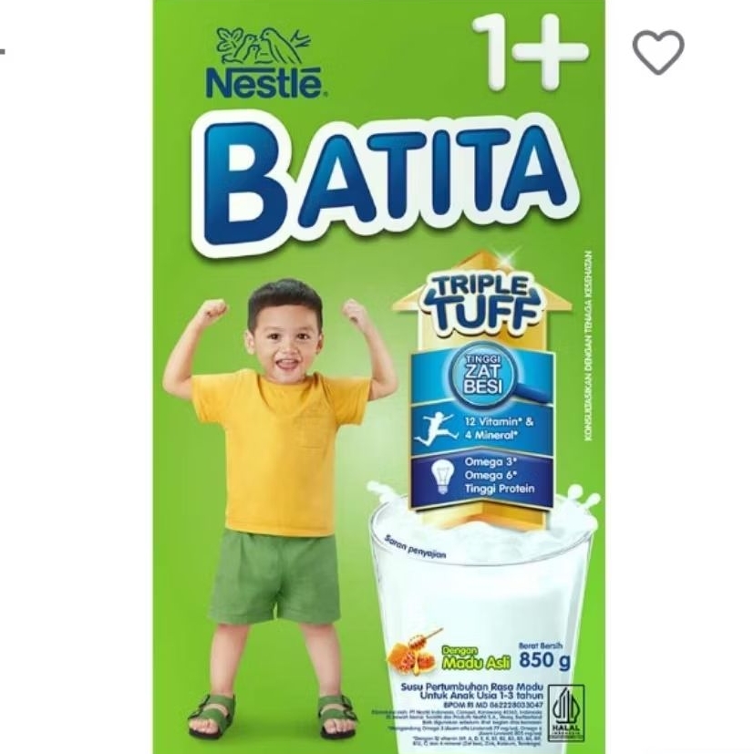 

Batita 1+ vanila madu 850 gram