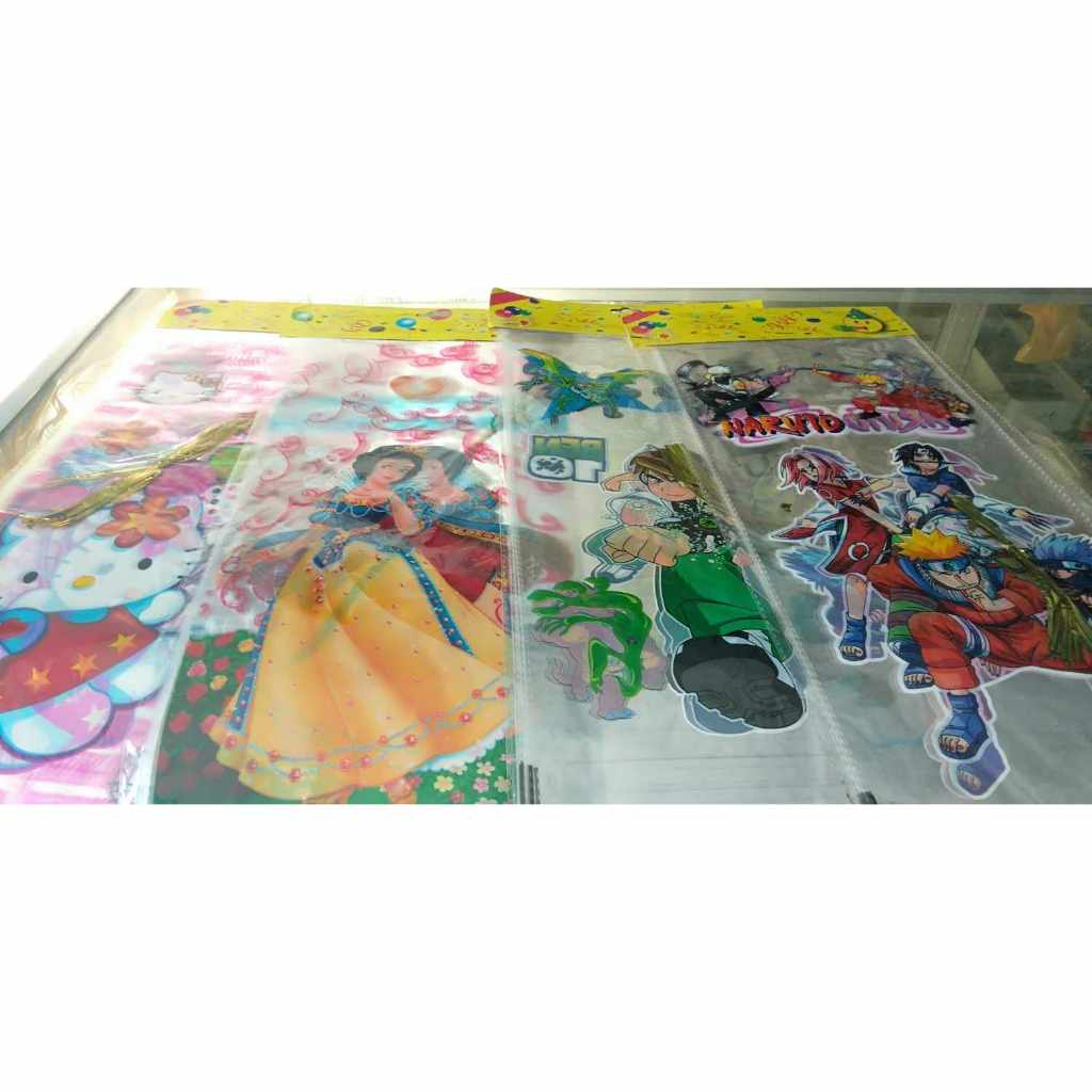 Plastik Jajan Ulang Tahun Anak / Plastik Snack Ulang Tahun Anak Berkarakter