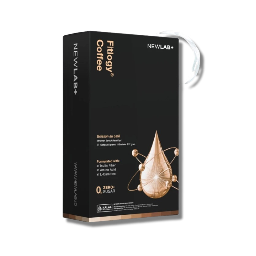 

NEWLAB Fitlogy Coffee | L-Karnitin & Garcinia Pelangsing Badan - 15 Sachet