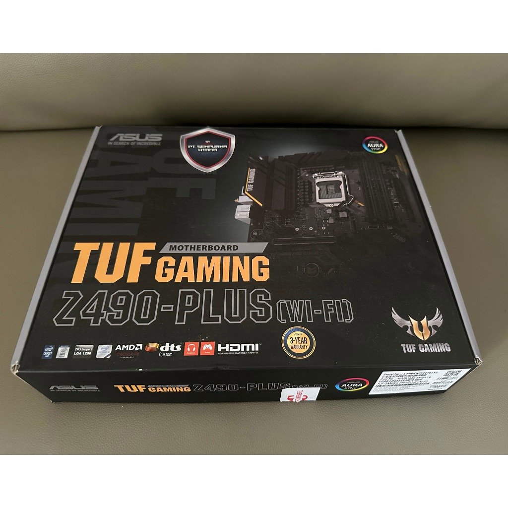 Asus TUF Gaming Z490 Plus Wifi Motherboard Second