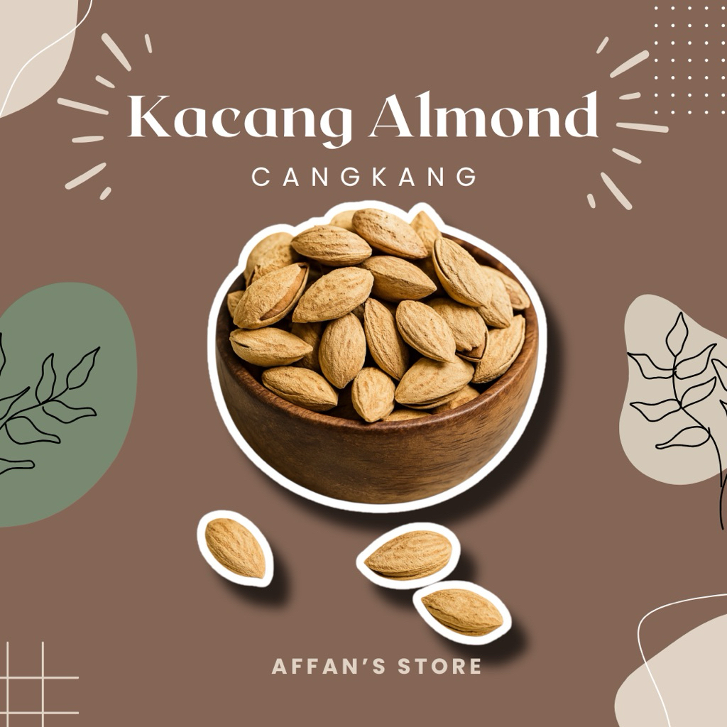 

Kacang Almond Cangkang Karamel 500gram
