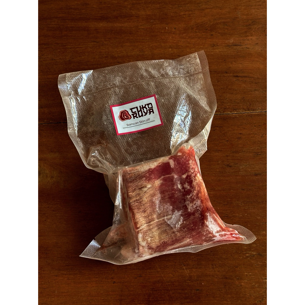 

Samcan Skin Off (Pork Belly Tanpa Kulit) 500g Premium Fresh Frozen