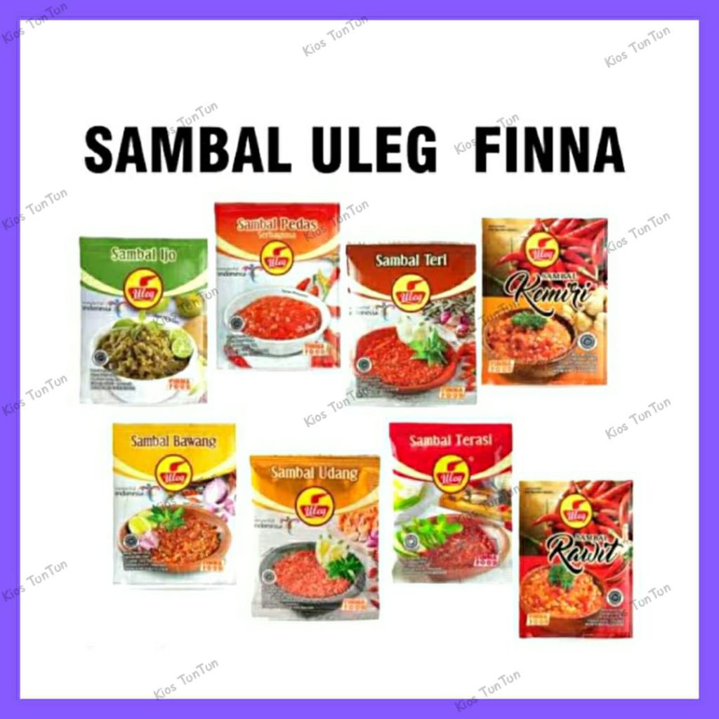

Finna Sambal Uleg Sachet All Variant 18gr
