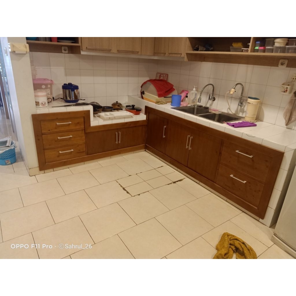 custom kitchen set / pintu bawah tangga