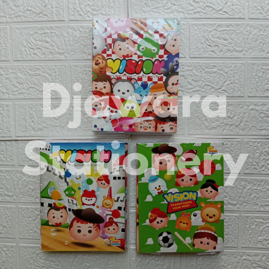 

SATU PACK (10 PCS) Buku tulis Vision 32 Lembar