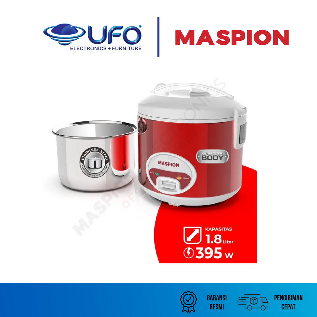Maspion Rice Cooker 1.8 LiterMRJ1808MS