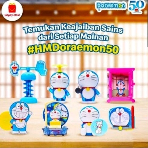 Mainan Happy Meal Doraemon Miraculous Science
