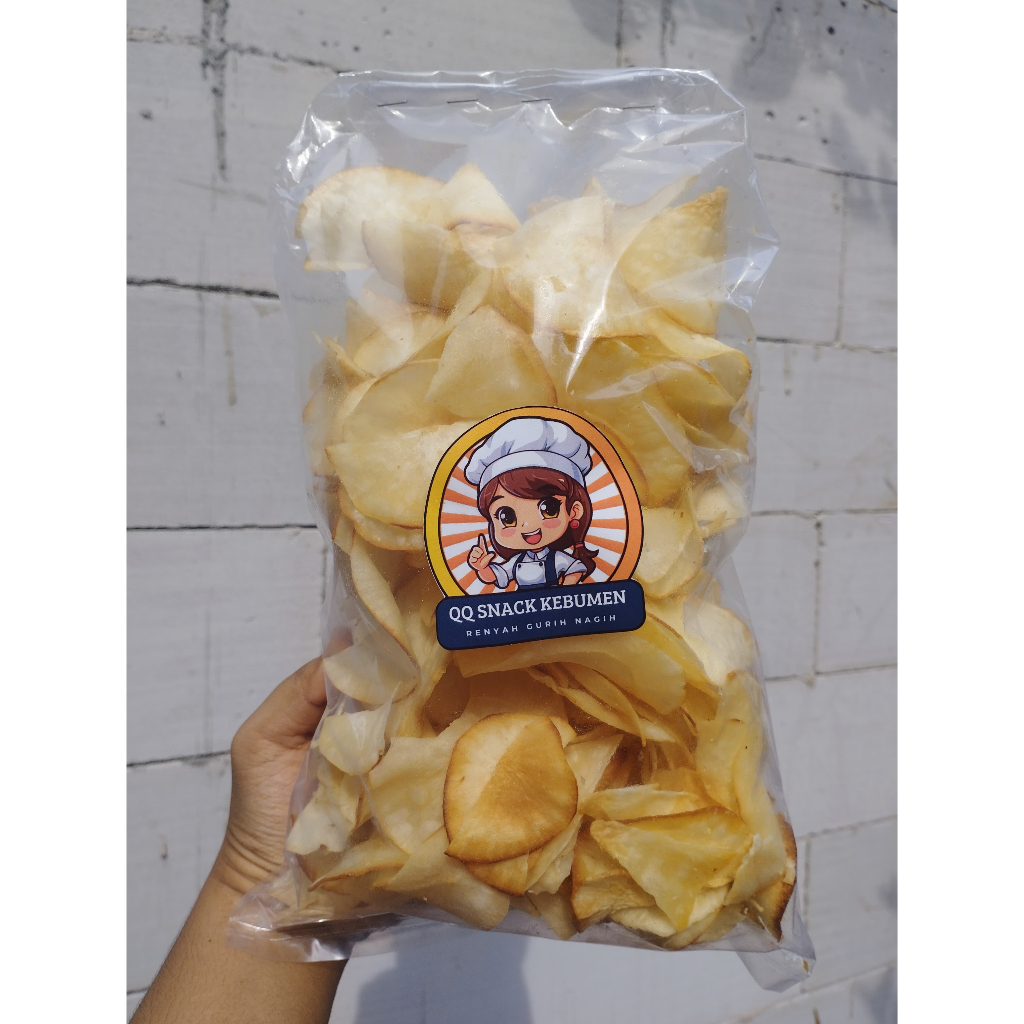 

Keripik Singkong Cemilan Snack Asli Kebumen 250gr