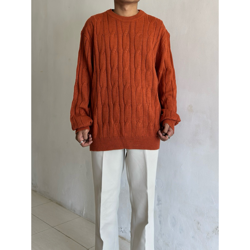 SECOND BRAIDED KNITWEAR SUARE