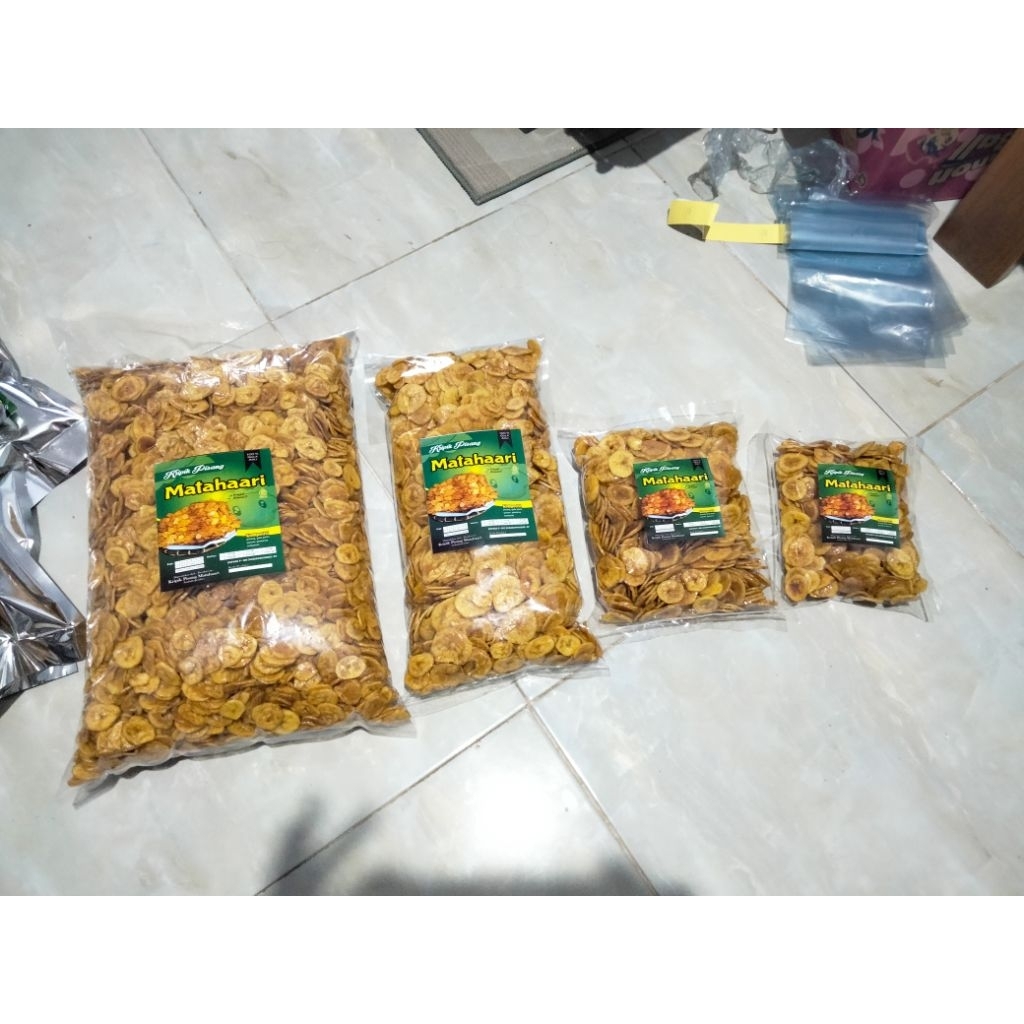

Kripik pisang, keripik pisang 500 grm