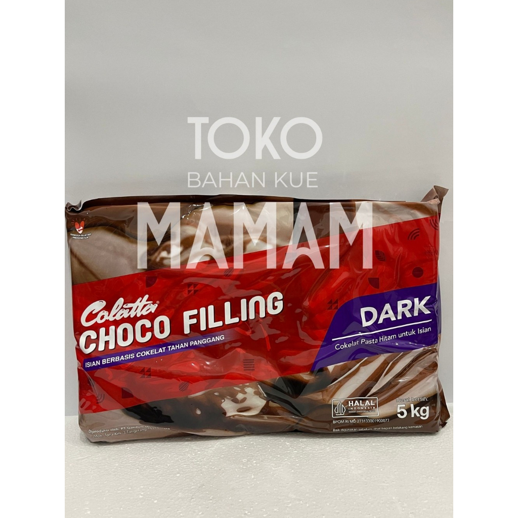 

Colatta Choco Filling 5kg – Filling Cokelat untuk Roti, Cake & Dessert