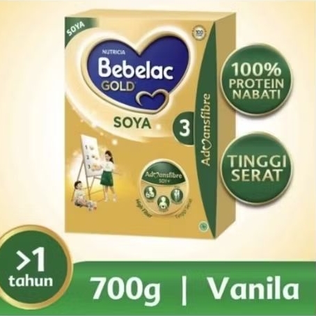 

BEBELAC GOLD SOYA 3 700 gram Vanila Tanpa Dus