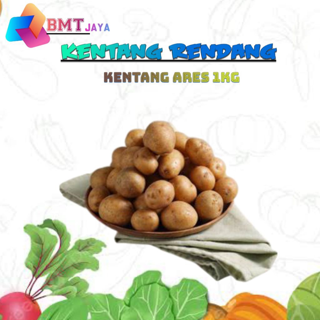 

Kentang rendang 1kg / kentang ares / Baby potato