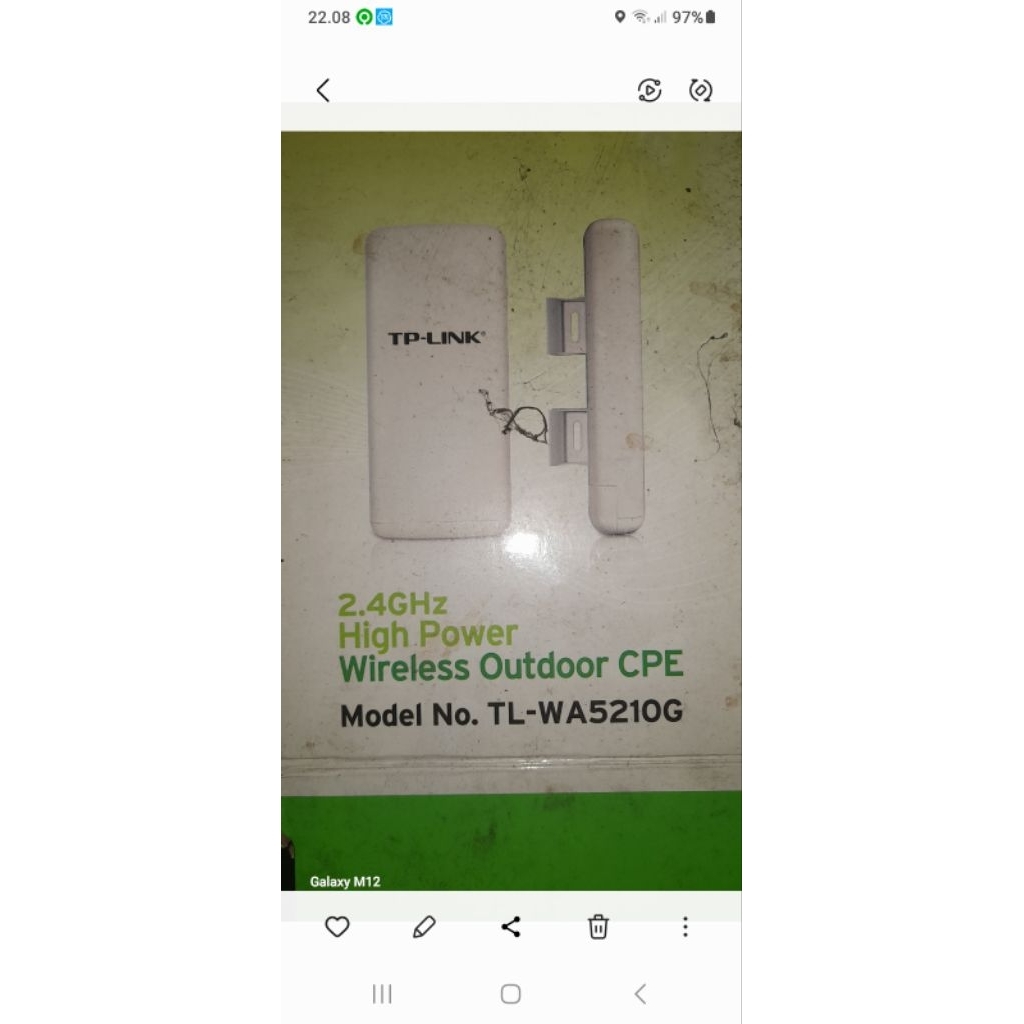 Wireless outdoor CPE TL -WA5210G