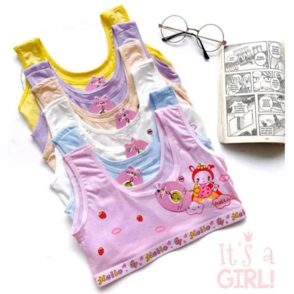 Miniset Motif Anak Remaja SD/SMP Bra Miniset Remaja