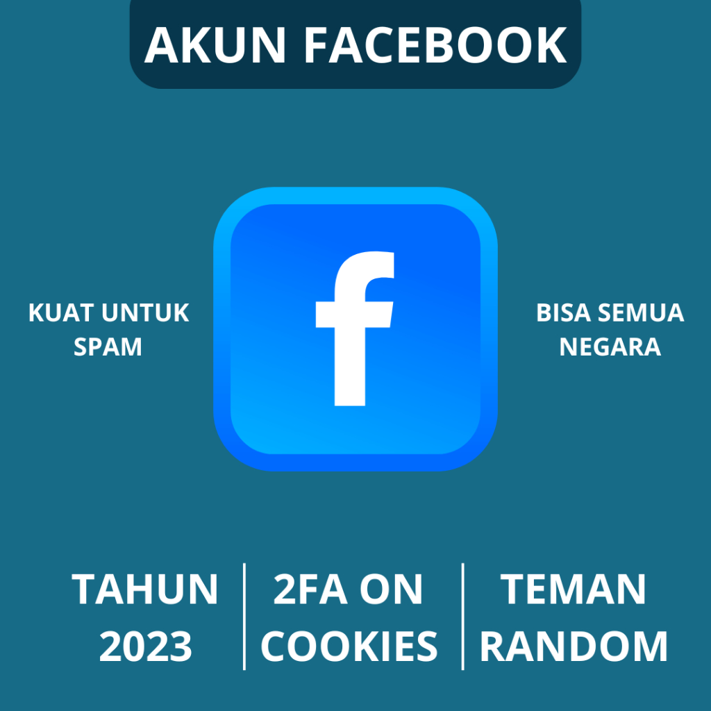 Akun Facebook Untuk Spam Akun Fb Kuat Tahan Lama Tahun 2023 2FA AKitf