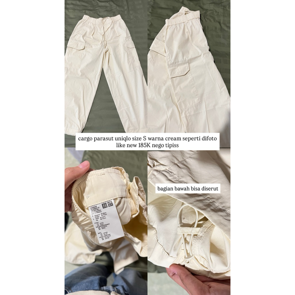 Cargo parasut uniqlo