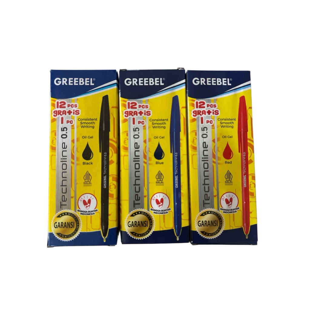 

1 PACK BOLPEN PULPEN GREEBEL TECHNOLINE 0,5MM