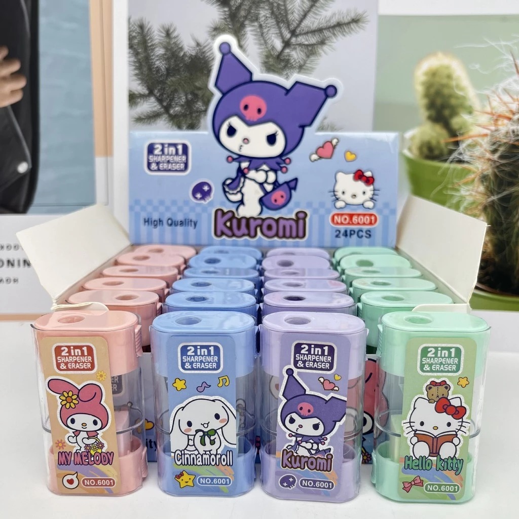 

Kiddypicks Rautan & Penghapus Pensil 2in1 Karakter Lucu Sanrio Capybara – Sharpener Eraser Anak Sekolah