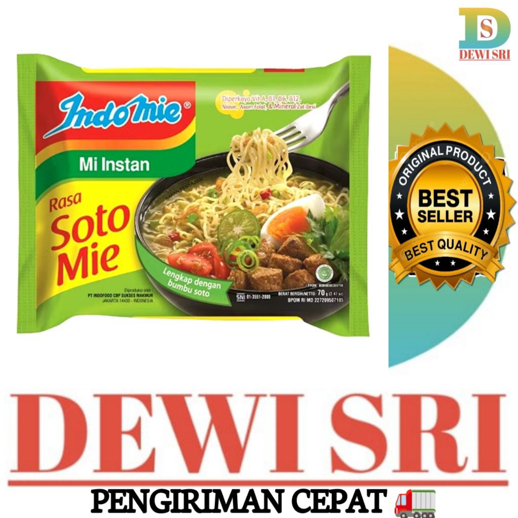 

Indomie Soto 1pcs (Mie Instant)