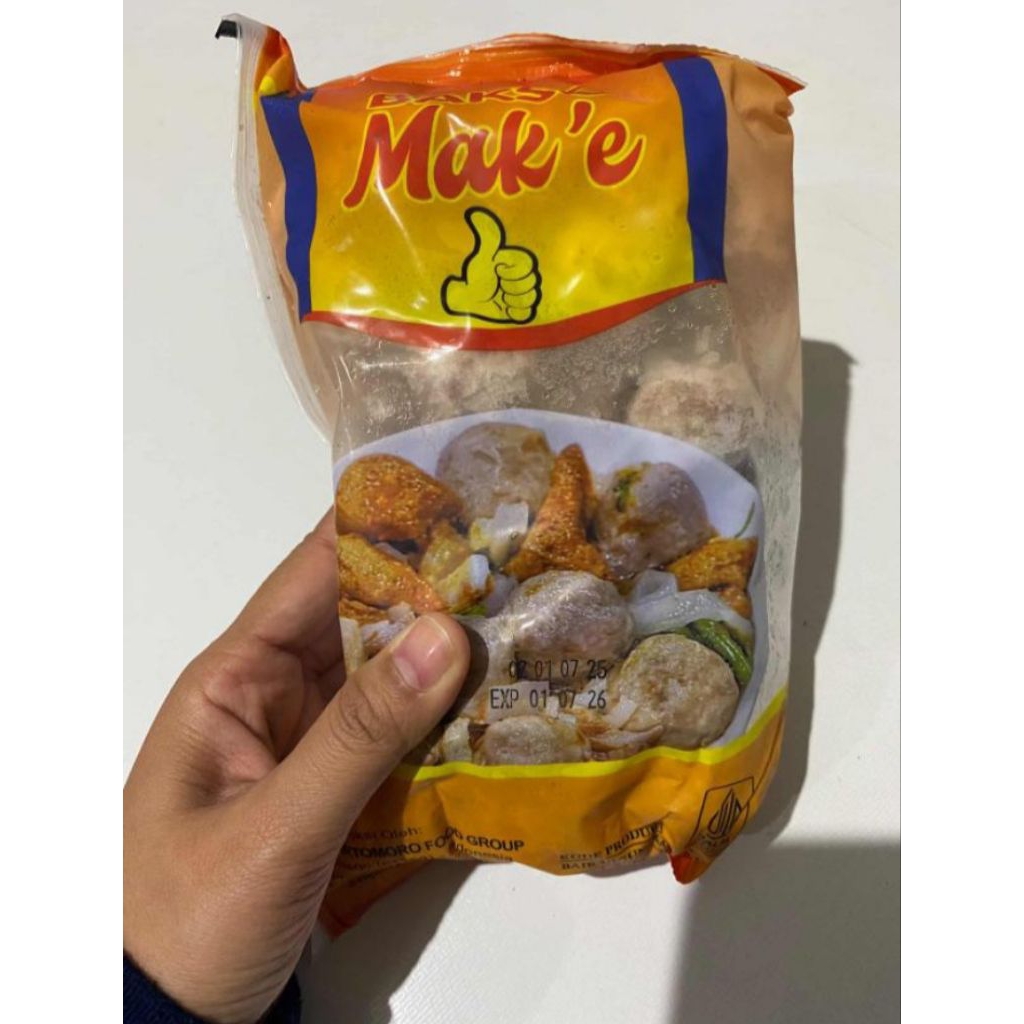 

Bakso Sapi Mak'e Super Isi 50 Butir - Frozen Food 500gr