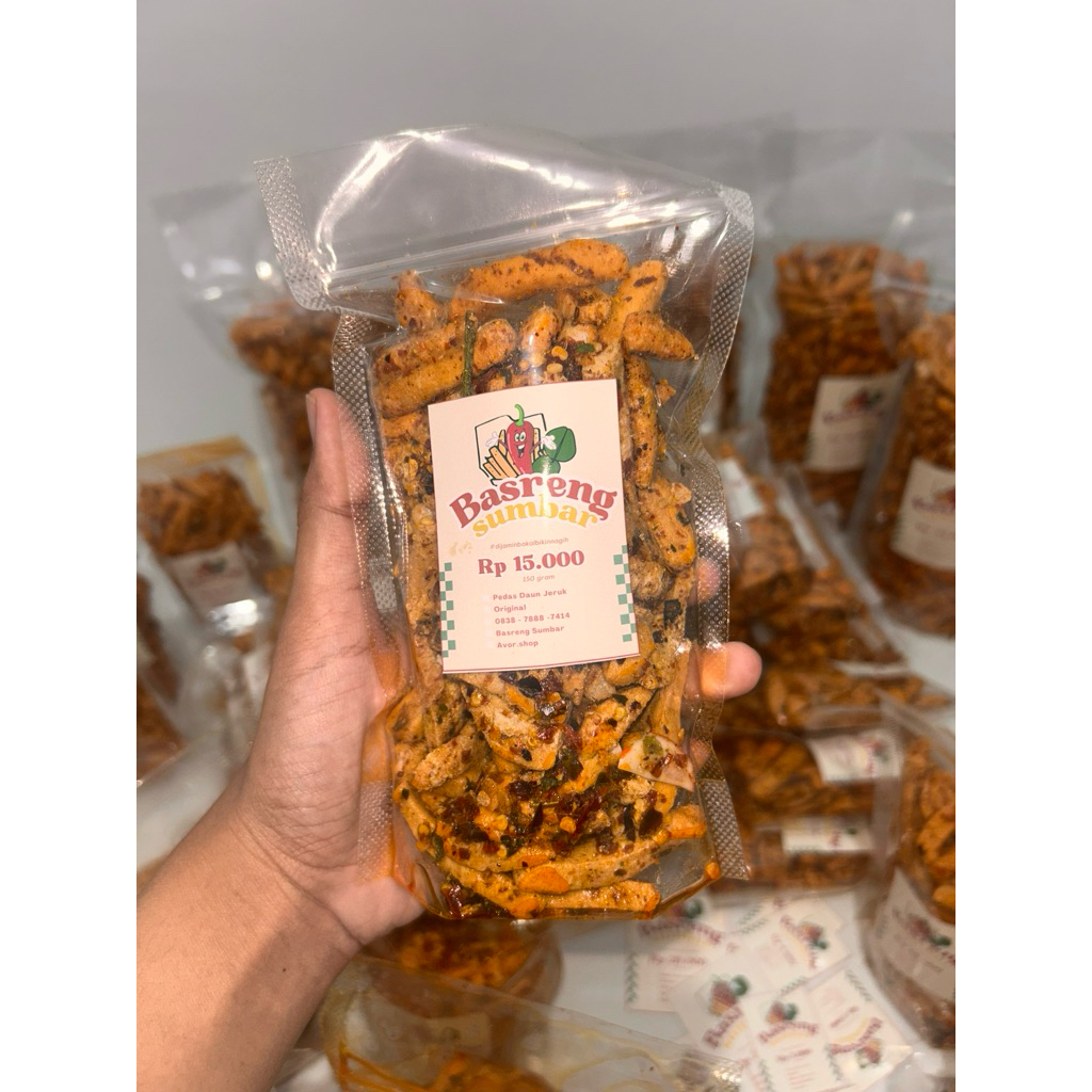 

Basreng Pedas Daun Jeruk 150 gram Termurah