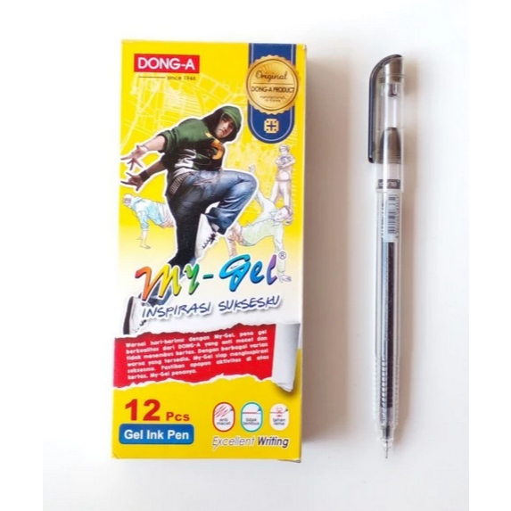 

BOLPEN PULPEN GEL DONG-A MY GEL WARNA HITAM