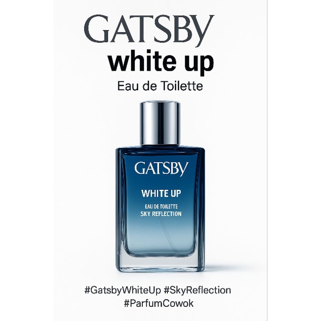 GATSBY WHITE UP - SKY REFLECTION - Eau de Toilette - Parfum Pria 50ml - 100% ORIGINAL - SEGAR & KALE