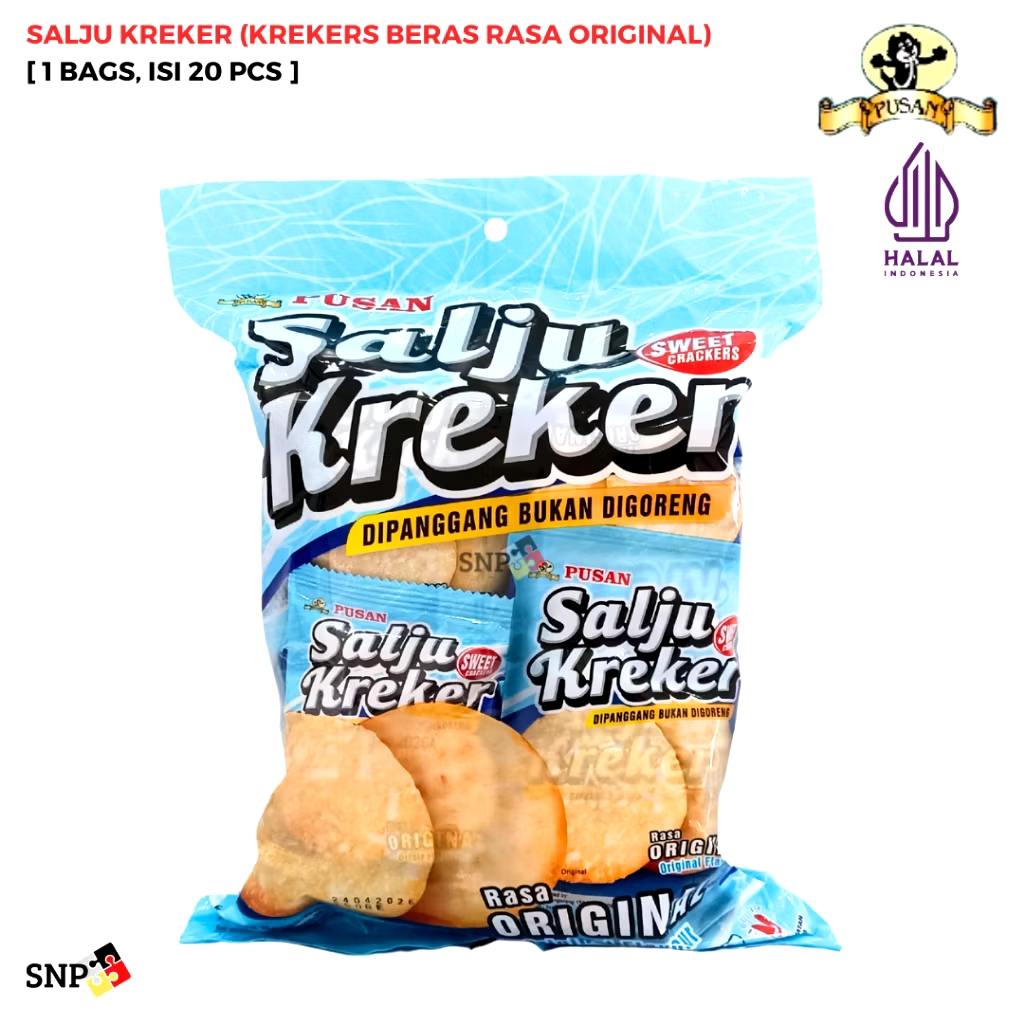 

PUSAN Salju Kreker Snack Rasa Original 200 Gr