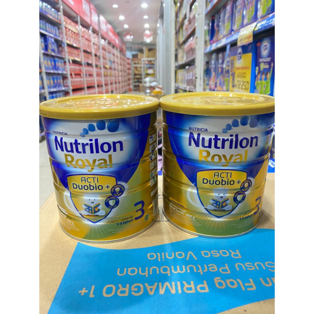 

NUTRILON 3 800GR MADU VANILA.NUTRILON 1-3 tahun.NUTRILON ROYAL.