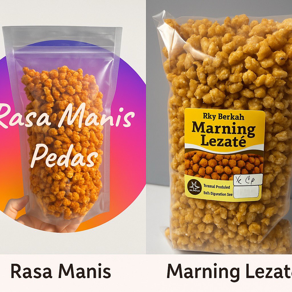 

Marning rasa asin gurih dan pedas manis