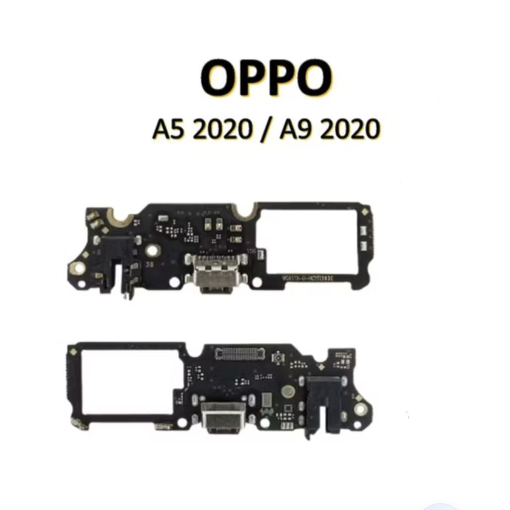 Papan cas konektor cas oppo A5 2020 / A9 2020 original board charger pengganti