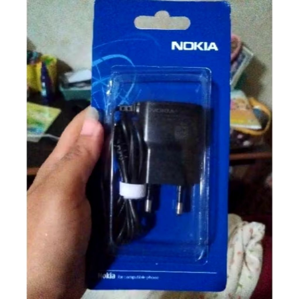 Charger Nokia N95 Original 99% Casan Colokan Kecil/Hp Jadul Lama