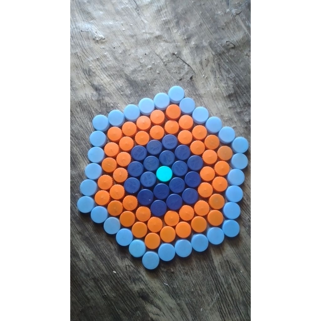 hiasan dinding tutup botol