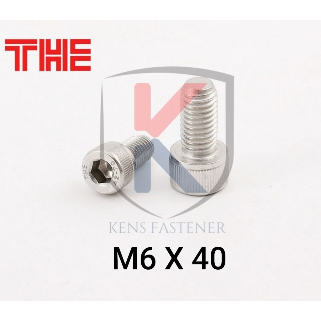 BAUT L STAINLESS M6X40 SS SUS 304 A2-70 THE BRAND